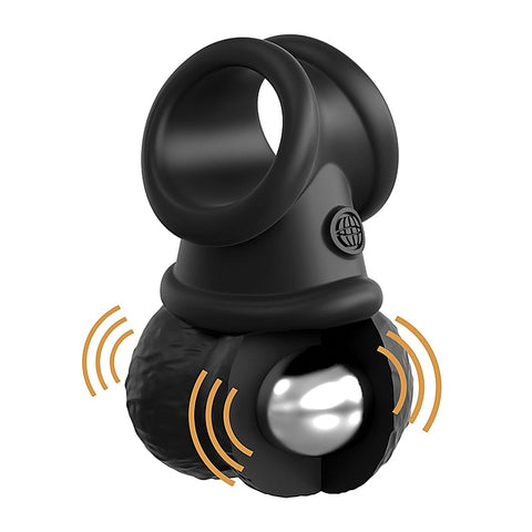 King Cock Elite The Crown Jewels Vibrating Silicone Balls - Ball and Cock Toys