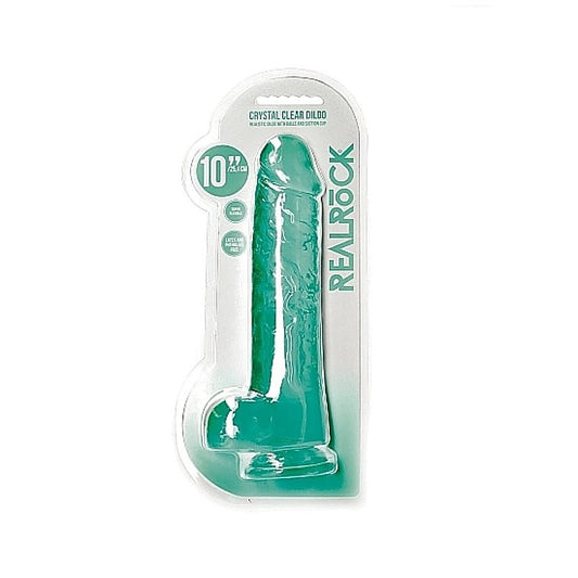 Realistic Dildo With Balls 10 - 25.4 cm