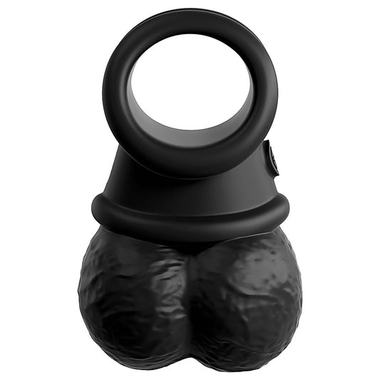 King Cock Elite The Crown Jewels Weighted Silicone Balls - Realistic Dildos