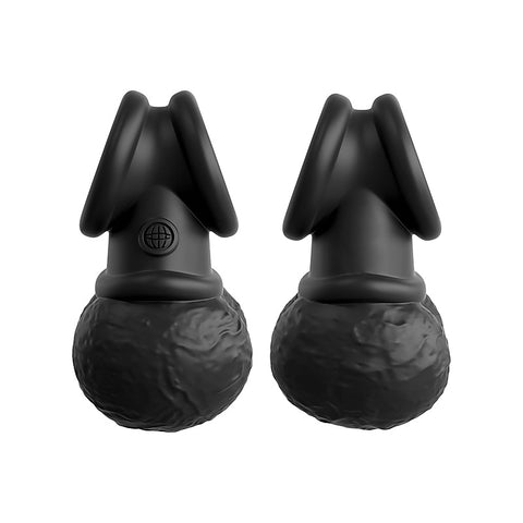 King Cock Elite The Crown Jewels Weighted Silicone Balls - Realistic Dildos