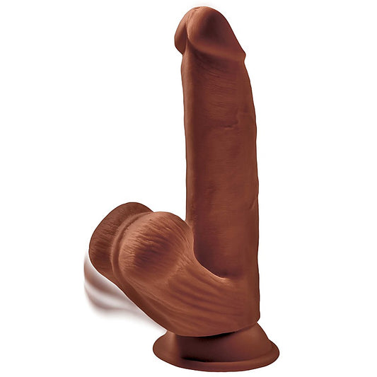 King Cock Plus 8 Inch Triple Density Cock With Swinging Ball