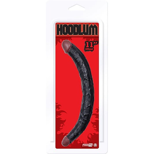 Hoodlum 11 Inch Double Ender Dong - Black
