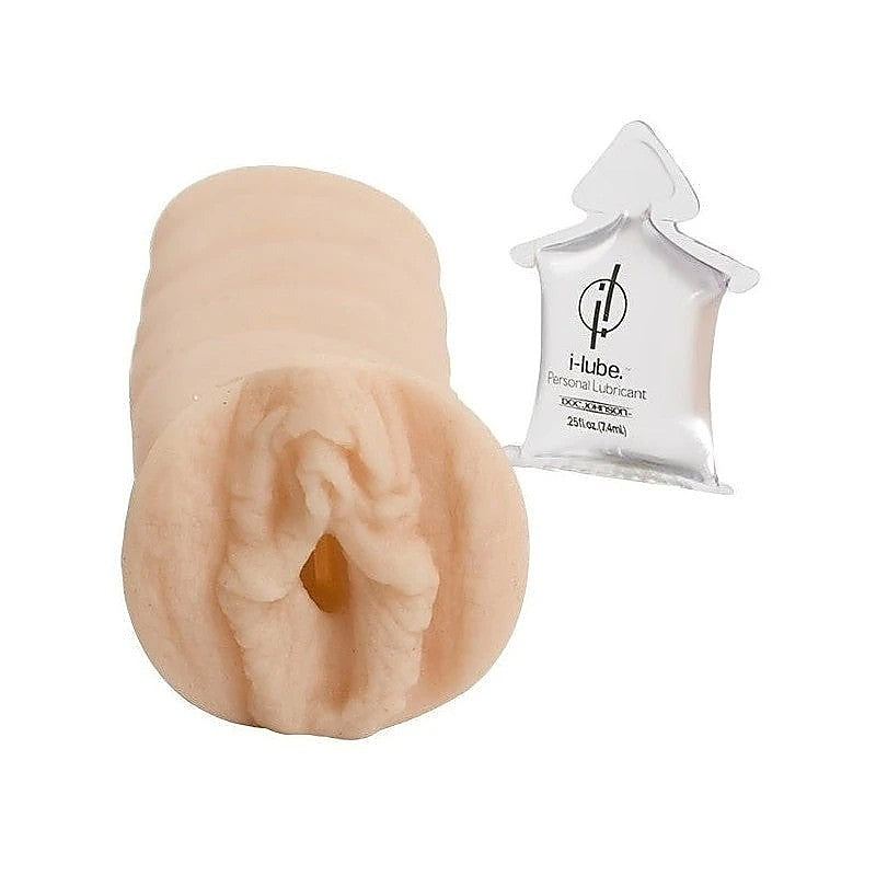 Quickie To Go Realistic Vagina Stroker by Doc Johnson - Masturbators and Strokers