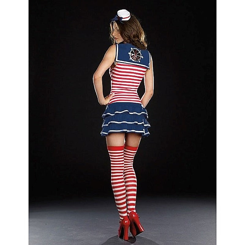Nautical Allure - Dream Girl's Windy Sails Costume - Fancy Dress Ups
