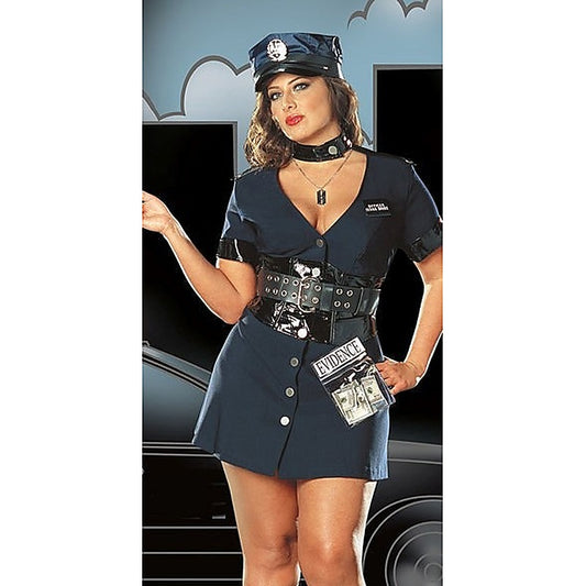 Captivating Corrupt Cop - Enchanting Lingerie Ensemble - Fancy Dress Ups