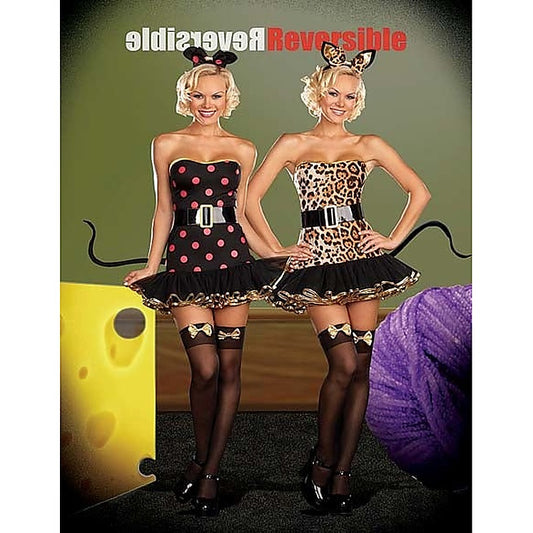 Embrace Spontaneity with the Dream Girl Lingerie Reversible Costume - Fancy Dress Ups