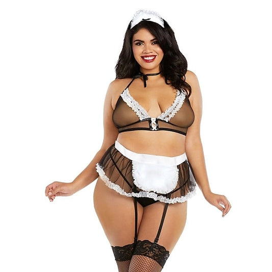 Dreamgirl Maid For You - Enchanting French Maid Outfit - Fancy Dress Ups