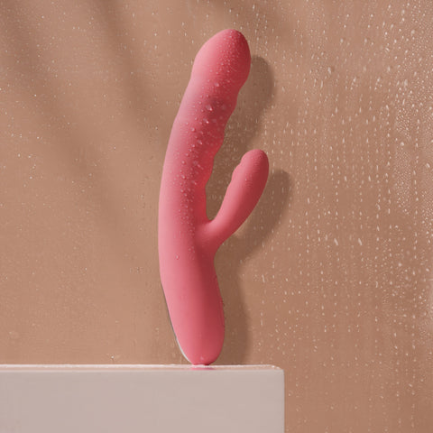 Svakom Avery Multi Function Rabbit Vibrator Strawberry Pink - Rabbit Vibrators