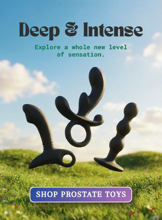 Deep & Intense — prostate massagers and P-spot toys for men, Self-Love September.