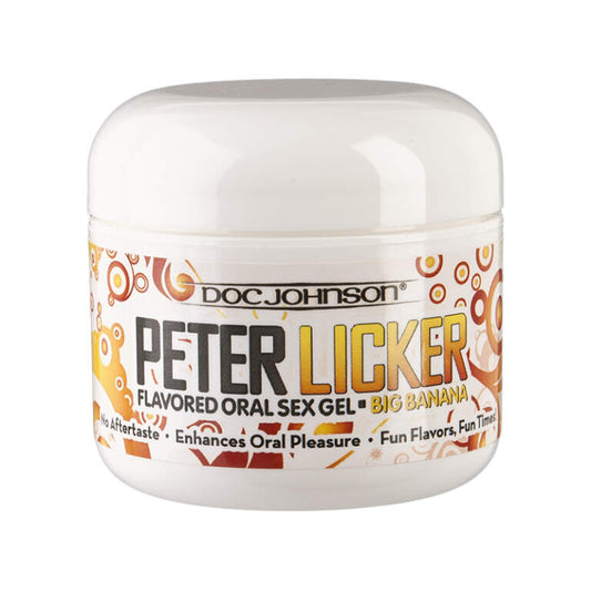 Doc Johnson Peter Licker Flavoured Oral Sex Gel Big Banana - Massage Oils and Lubricants