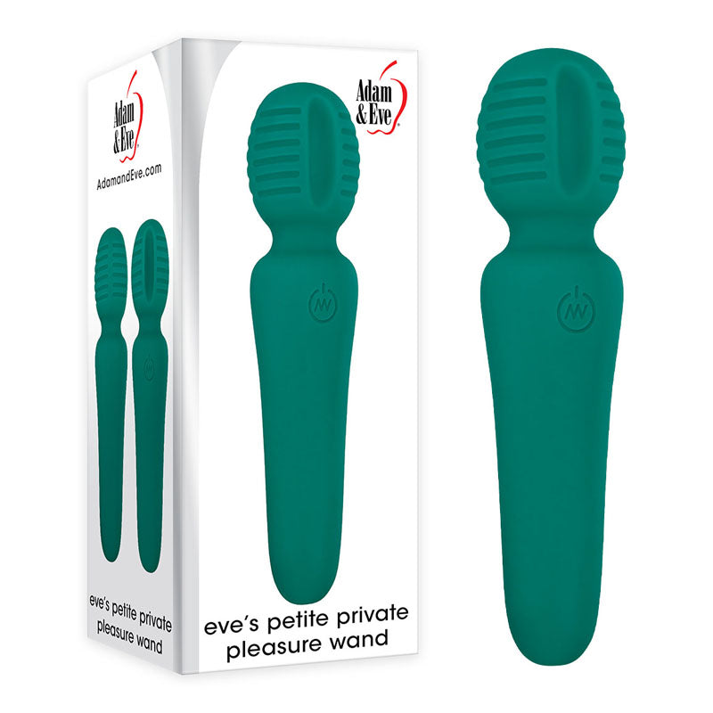 Adam and Eve Petite Private Pleasure Body Wand Massager Green Body Wands