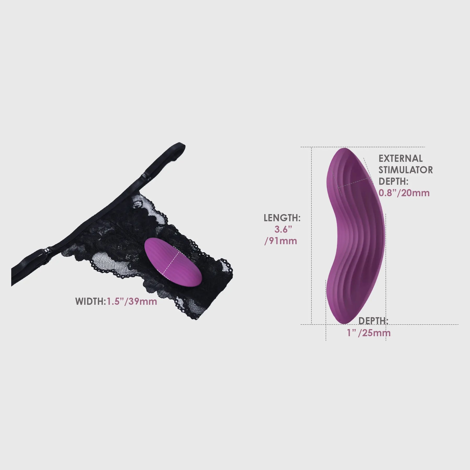 Svakom Edeny App Controlled Clitoral Panty Vibrator Personal Massagers