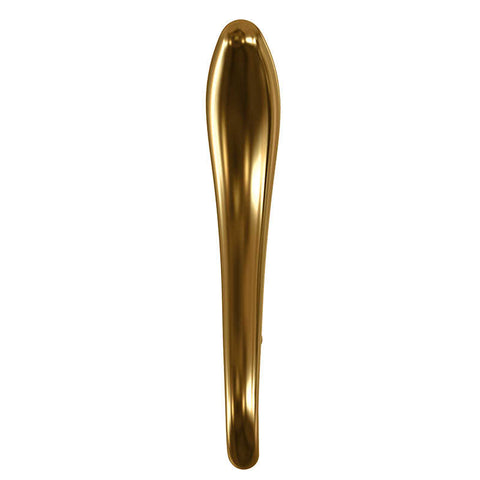Pipedream Icicles Gold Edition G02 Curved Glass Dildo - Glass Sex Toys