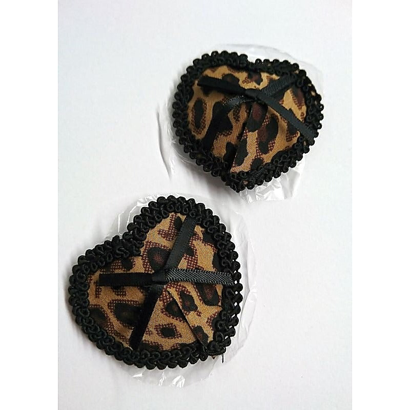 Leopard Print Nipple Pasties by Ella Bidoe - Fancy Dress Ups