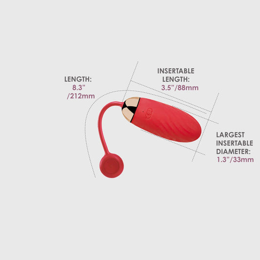 Svakom Ella App Controlled Vibrating Love Eggs - Waterproof Vibrators