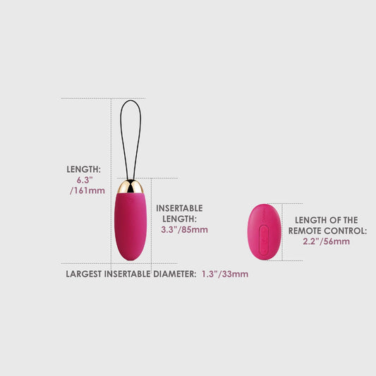 Svakom Elva Remote Controlled Bullet Vibrator - Love Eggs and Kegel Exercisers