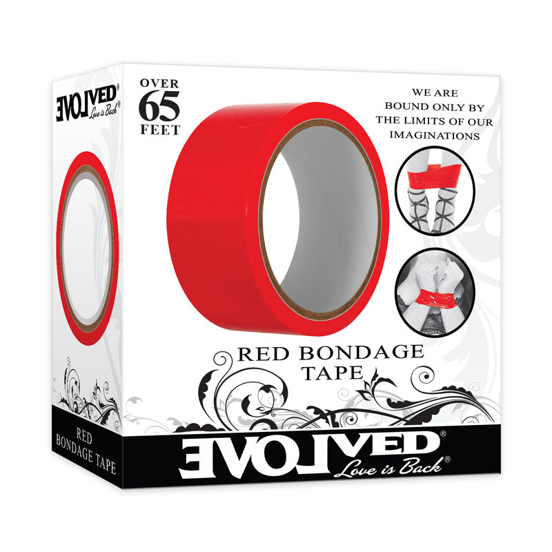 Evolved Bondage Tape 20m Red Cuffs And Restraints