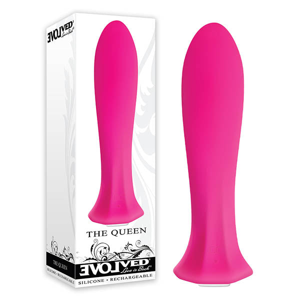 Evolved The Queen USB Rechargeable Bullet Vibrator Pink Bullet Vibrators