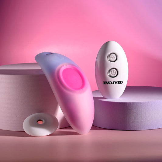 Evolved PARADISE Remote Control Panty Vibrator Pink/Purple {% if variant != 'Default Title' and variant != blank %} {% endif %} Remote Control Vibrators