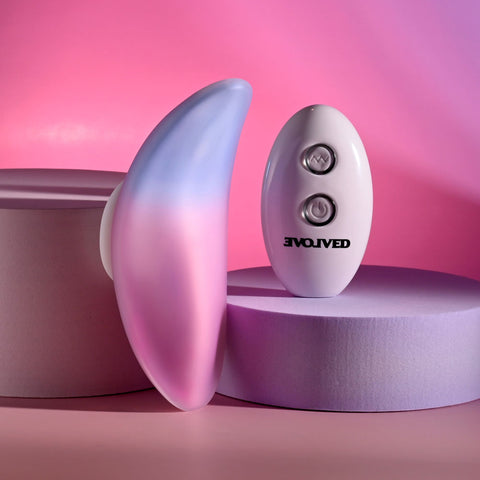 Evolved PARADISE Remote Control Panty Vibrator Pink/Purple - Remote Control Vibrators