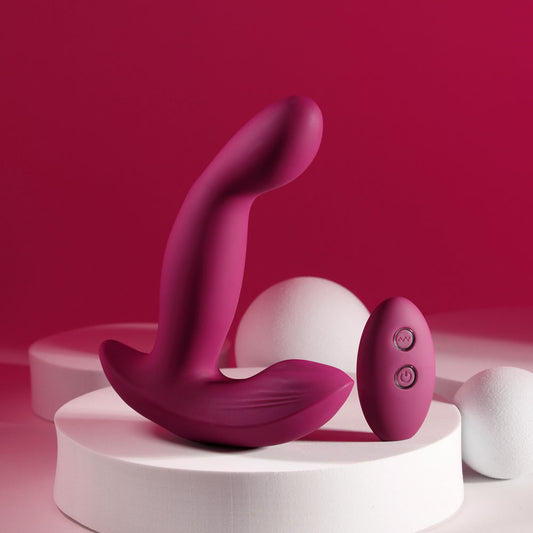 Evolved COME ON OVER G-Spot Vibrator Burgundy Red - G-Spot Vibrators