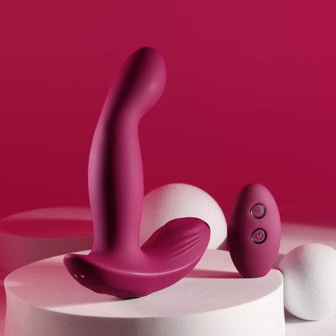 Evolved COME ON OVER G-Spot Vibrator Burgundy Red - G-Spot Vibrators