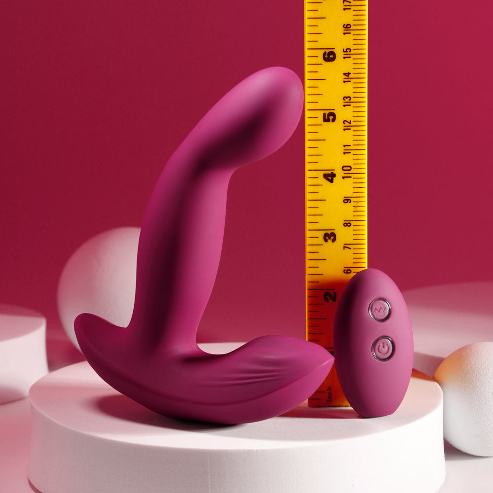 Evolved COME ON OVER G-Spot Vibrator Burgundy Red G-Spot Vibrators