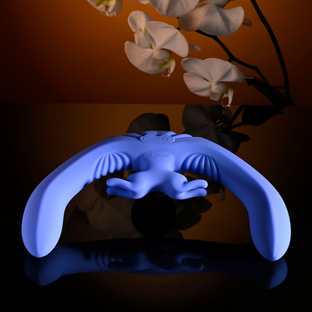 Evolved LOVEBIRDS Double Ended Rabbit Vibrator Purple Rabbit Vibrators