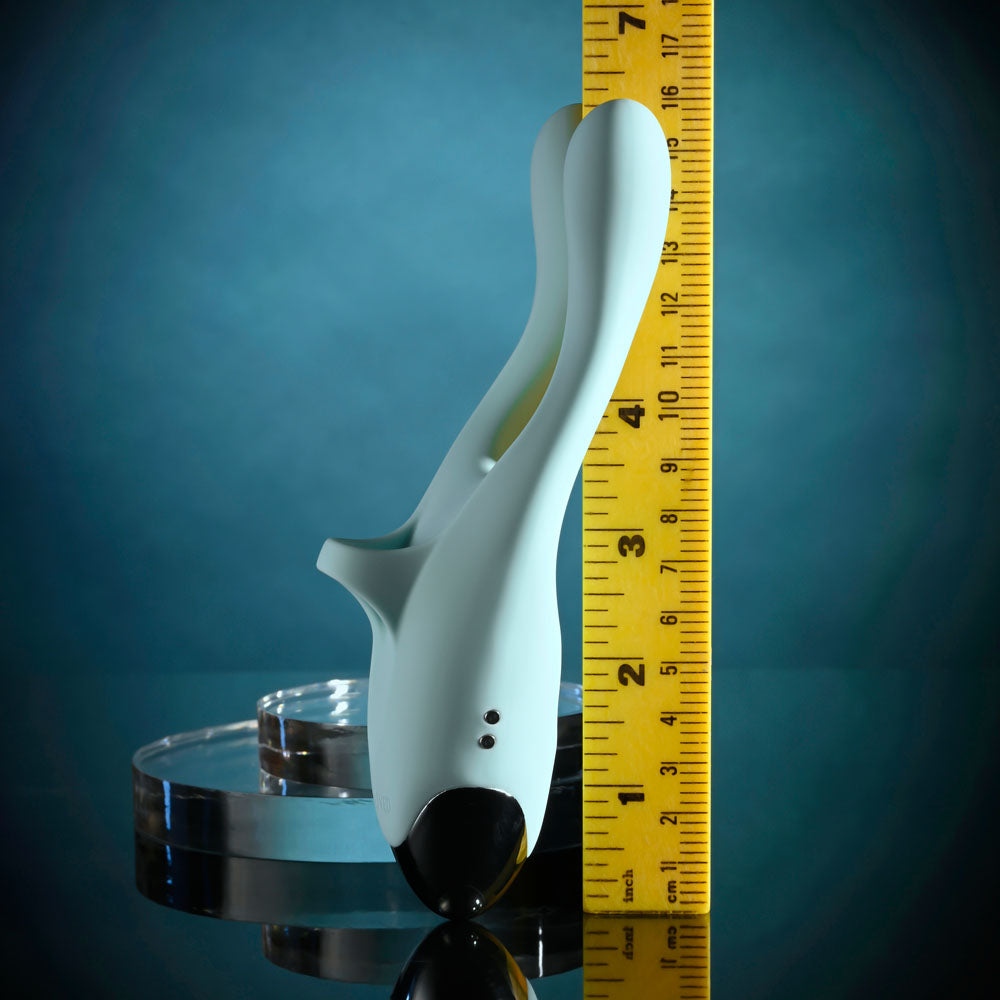 Evolved COUPLES THERAPY Rechargeable Couples Vibrator Teal Sex Toys For Couples