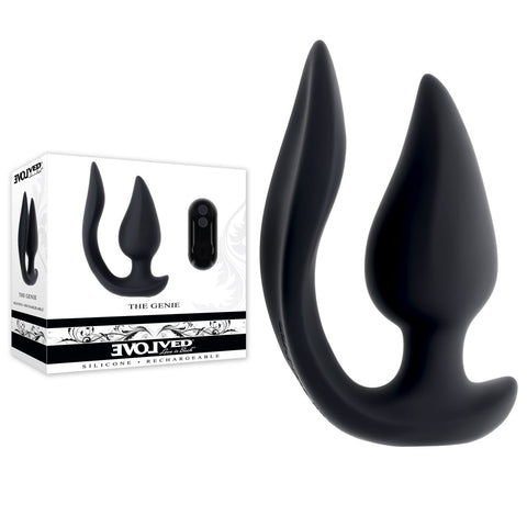 Evolved THE GENIE Rechargeable Vibrating Butt Plug - Butt Plugs