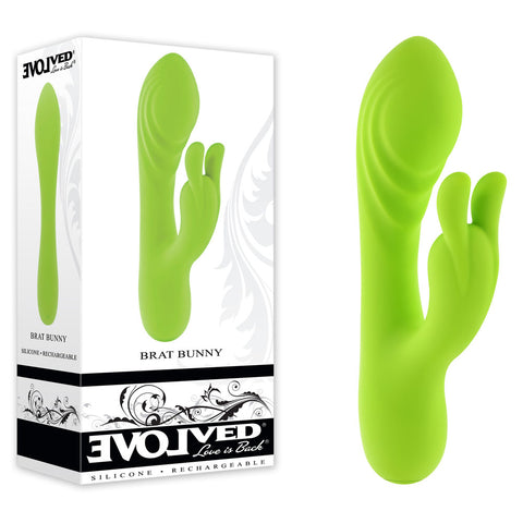 Evolved BRAT BUNNY USB Rechargeable Rabbit Vibrator - Rabbit Vibrators