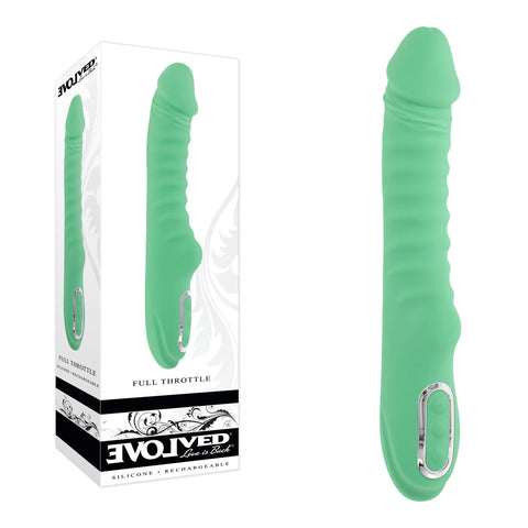 Evolved FULL THROTTLE USB Rechargeable G-spot Vibrator - G-Spot Vibrators