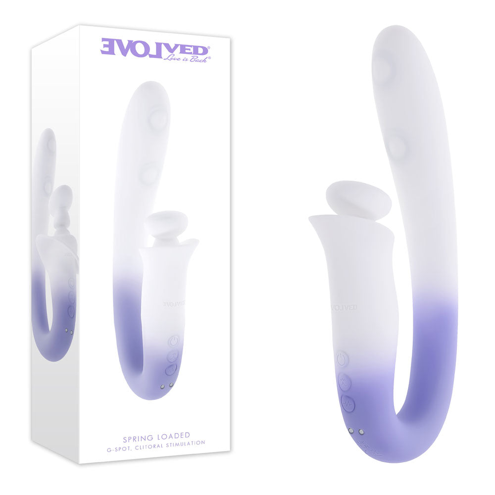 Evolved SPRING LOADED Rechargeable Multi-Tapping Vibrator Clit Ticklers and Pulsators