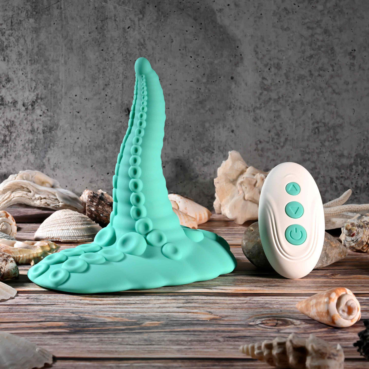Evolved TENTACLE GRINDER Rechargeable Fantasy Grinder Pad Green Vibrating Dildos