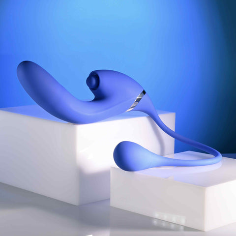 Evolved ALL IN USB Recahrgeable Triple Stimulating Vibrator - Rabbit Vibrators