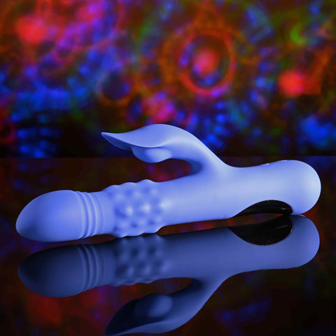 Evolved POP GOES THE O Thrusting & Bulging Rabbit Vibrator - Rabbit Vibrators