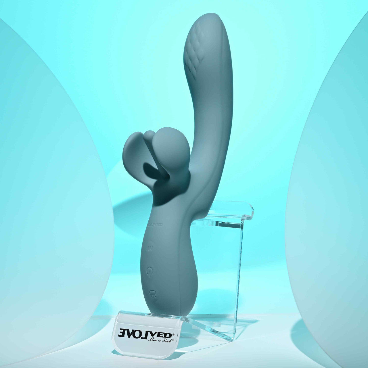 Evolved TAKE YOUR FLICK Vibrating Clitoral Stimulator Grey Clit Ticklers and Pulsators