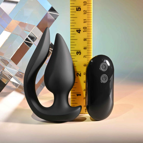 Evolved THE GENIE Rechargeable Vibrating Butt Plug - Butt Plugs