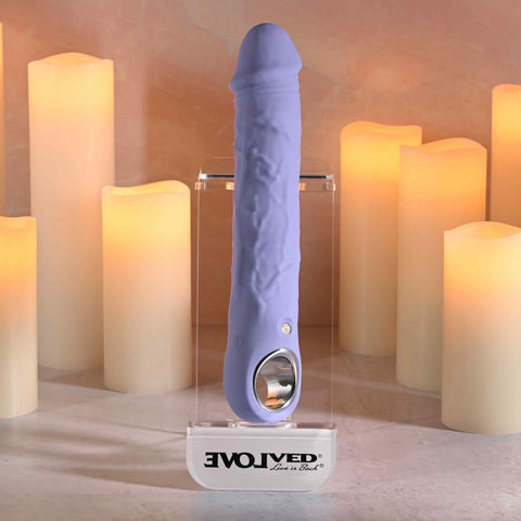 Evolved LARGE PURPLE FANTASY USB Rechargeable Vibrator - G-Spot Vibrators