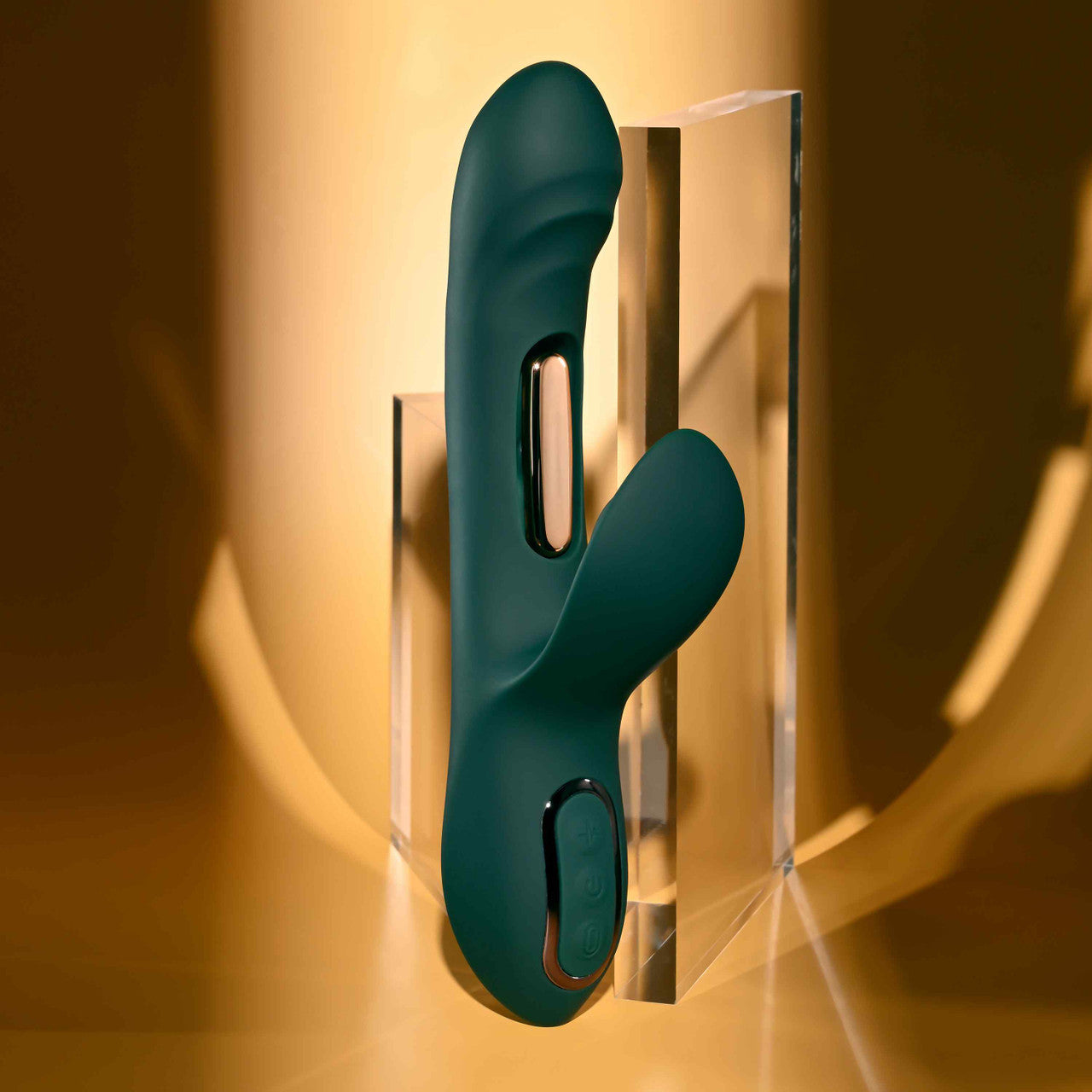 Evolved HEART OF GOLD USB Rechargeable Rabbit Massager - Rabbit Vibrators