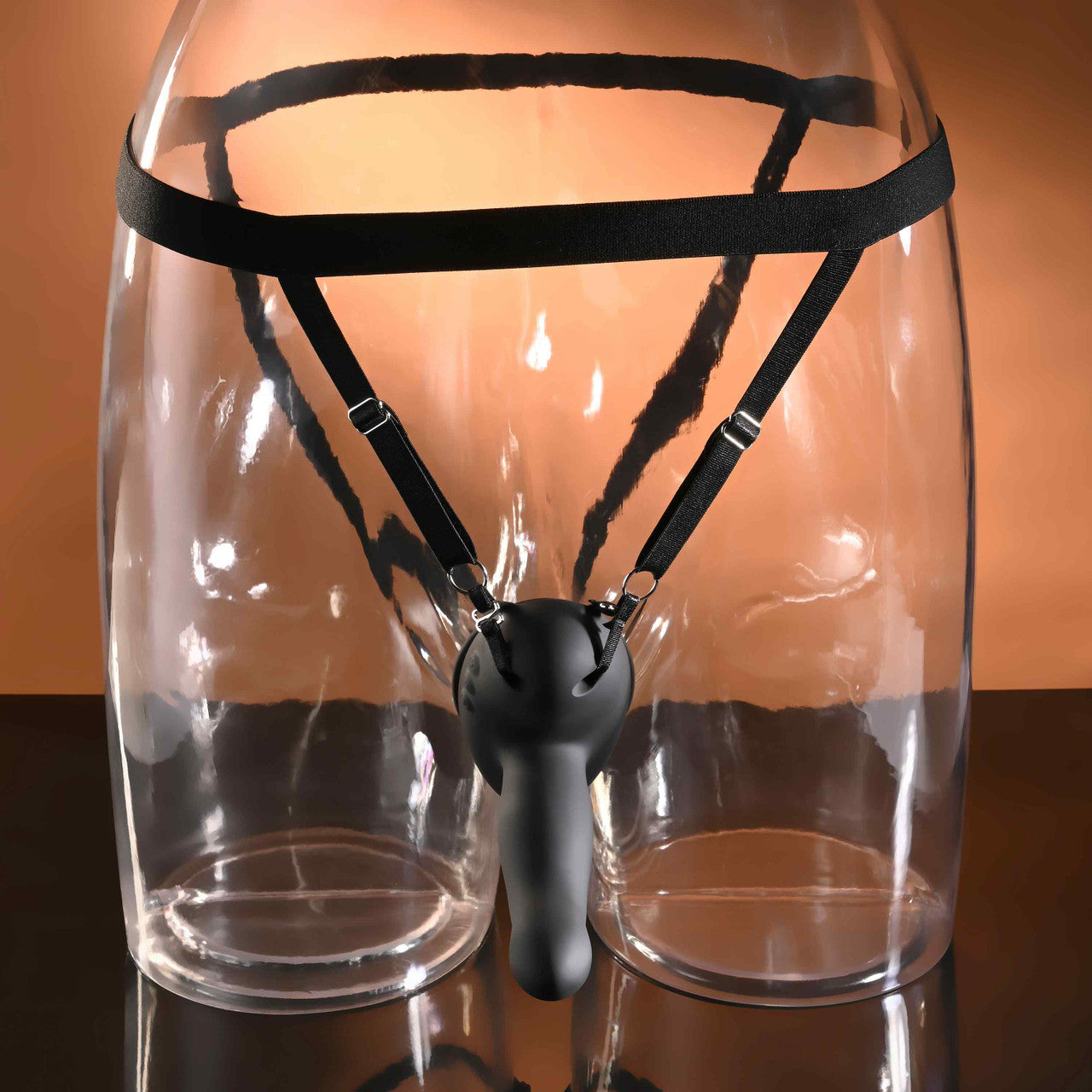 Evolved COME CLOSER Vibrating Strap-On with Remote Strap On Sextoys