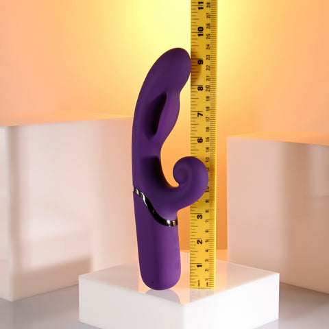 Evolved PLEASURE PUFF Rechargeable Inflatable Rabbit Vibe - Rabbit Vibrators