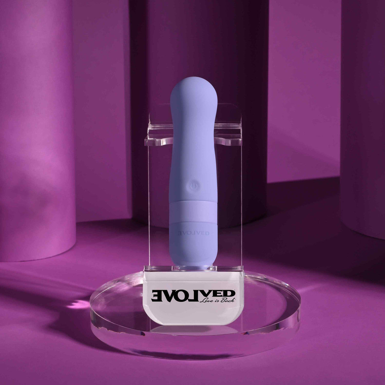 Evolved SQUISHY Rechargeable Bullet Massager Purple Bullet Vibrators