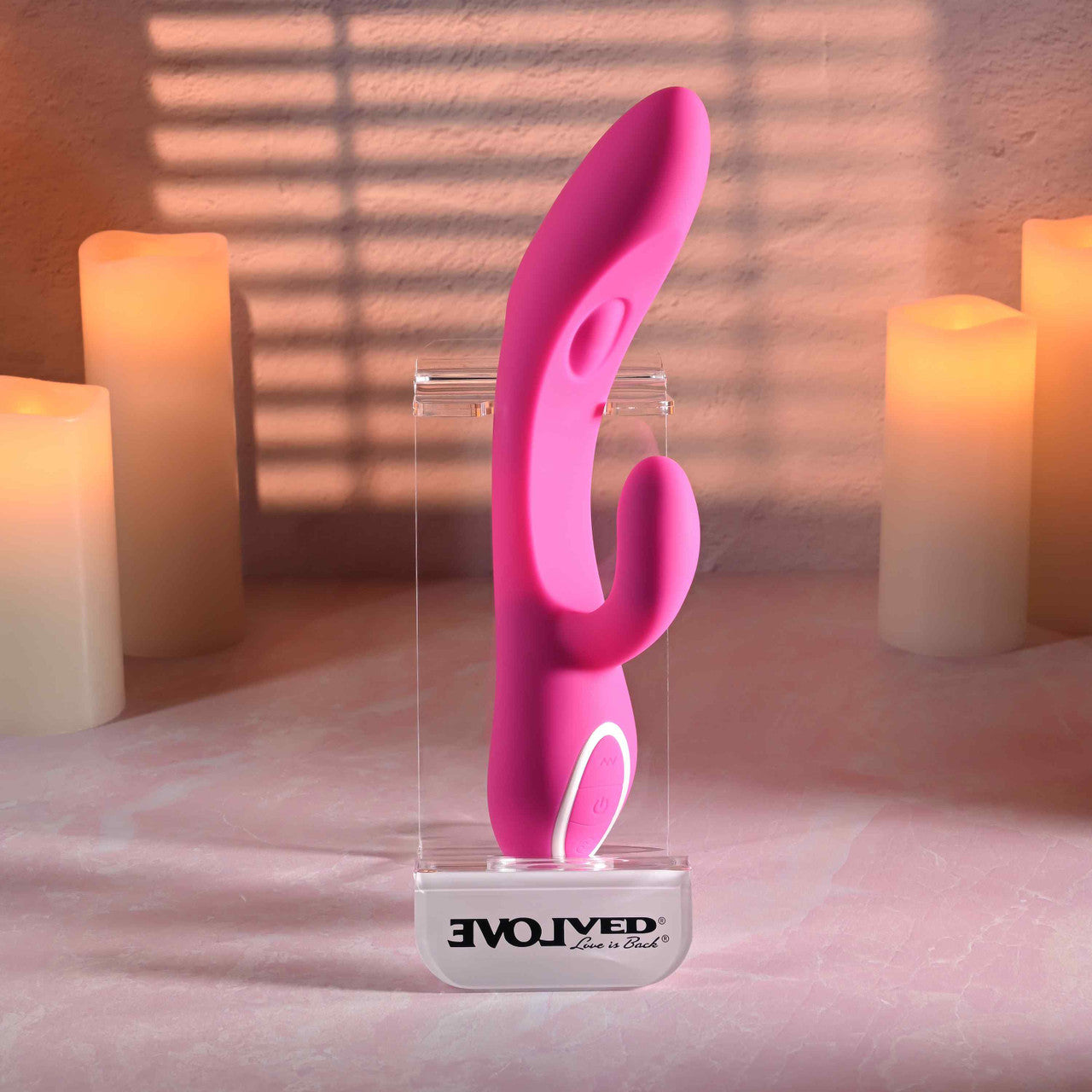 Evolved G-TAPPER USB Rechargeable Rabbit Vibrator Pink Rabbit Vibrators