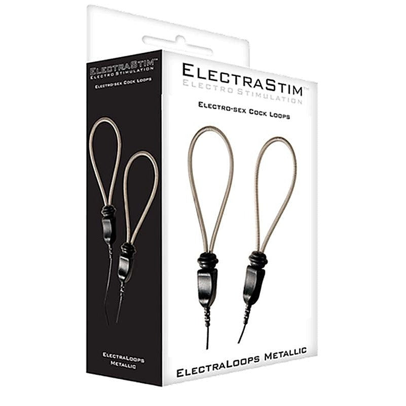 Premium Metallic Scrotal Loops by Electrastim - Electro Sex