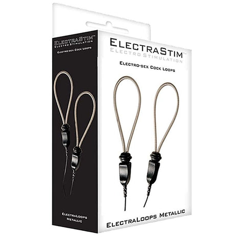 Premium Metallic Scrotal Loops by Electrastim - Electro Sex