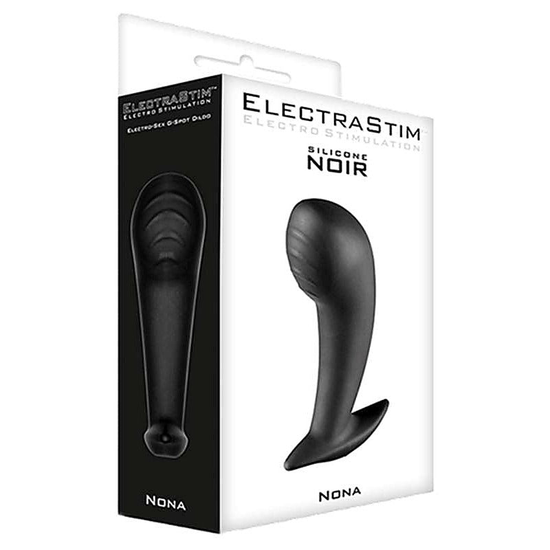 Silicone Noir Nona G-Spot Electro Probe by Electrastim - Electro Sex