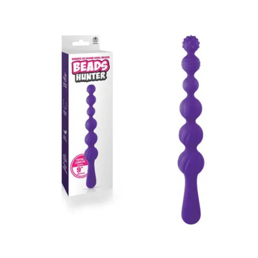 Excellent Power Beads Hunter Nubbed and Ribbed Anal Beads - Anal Beads and Balls