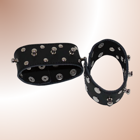 MonkeyDungeon Wrist & Ankle Cuffs Spiked & Studded - Cuffs and Restraints