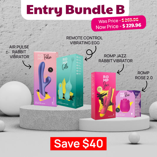Mother's Day Entry Bundle B | 4-Piece ROMP Vibrator Set | - Unclassified